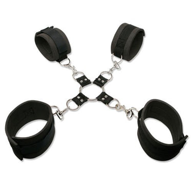 Kit Hogtie Estremo BDSM con Polsini Regolabili e Maschera Gratis